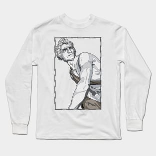 David - w/ Face Colored Long Sleeve T-Shirt